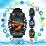 V8 smartwatch sem fio bluetooth monitor de lembrete esportes rastreador de fitness câmera anti-lost para ios android