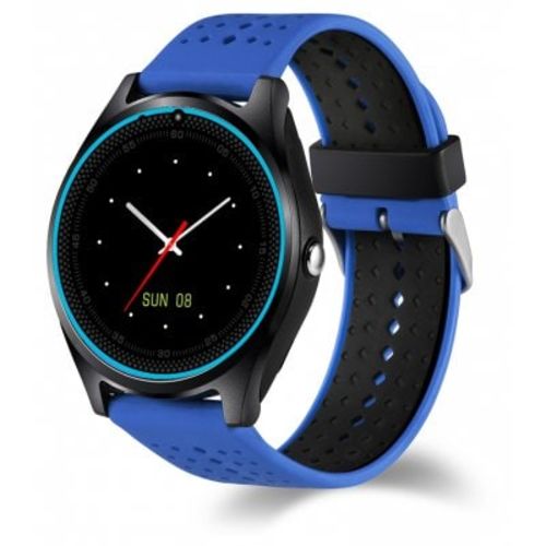 V9 Quad Band Smartwatch Phone - AZUL