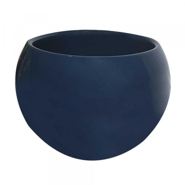 Vaso Decorativo Cerâmica Azul 9 Cm - D'Rossi