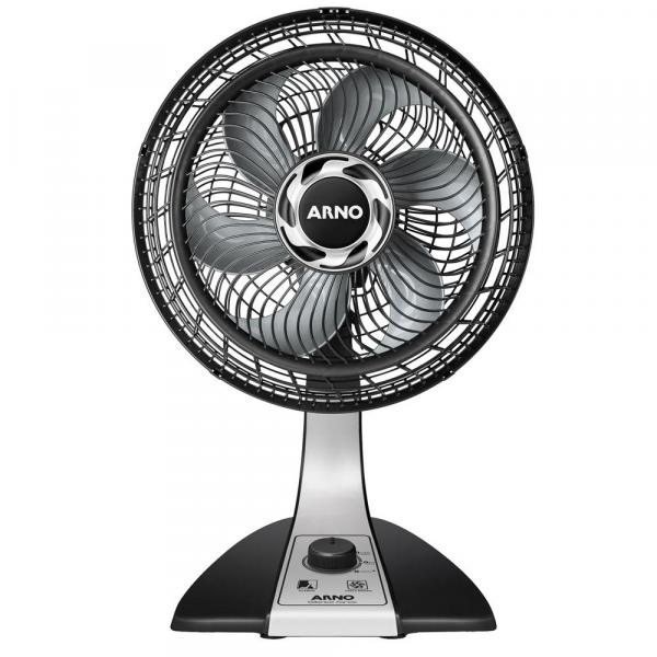 Ventilador Arno Silence Force VF30 - Preto/Prata 127V