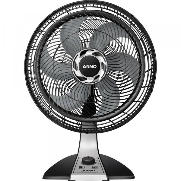 Ventilador Arno Silence Force VF40, Preto/Prata - 110V