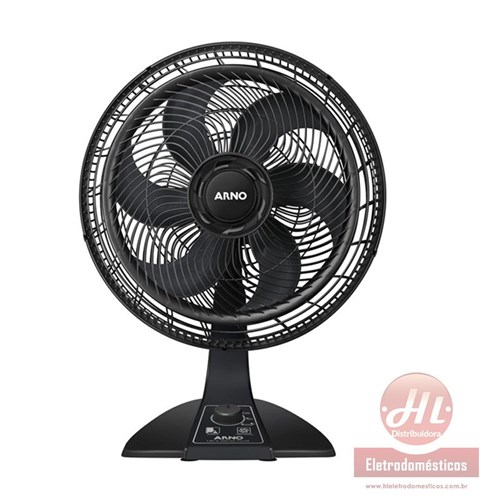 Ventilador Arno Silence Force Vf41 - Preto/prata (110V)