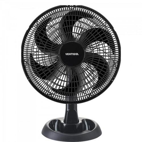 Ventilador de Mesa 30cm 220V Eco Turbo Preto VENTISOL