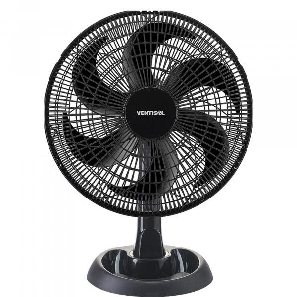 Ventilador de Mesa 30cm 220V Eco Turbo Preto VENTISOL