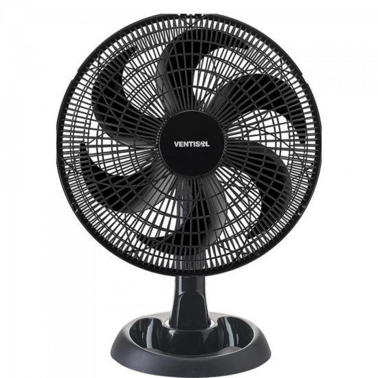 Ventilador de Mesa 30CM 220V ECO Turbo Preto Ventisol