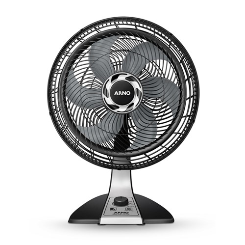 Ventilador de Mesa 40cm 220V Preto e Cinza Silence Force Arno