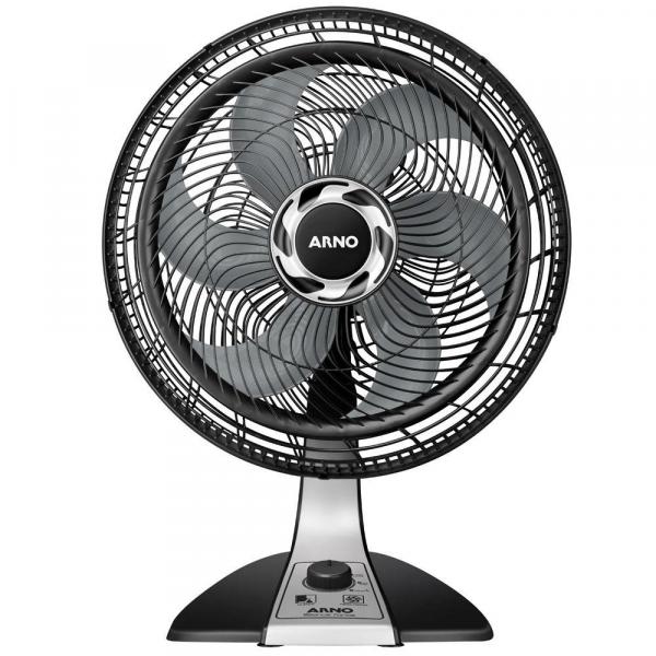 Ventilador Arno Silence Force VF40, Preto/Prata - 110V