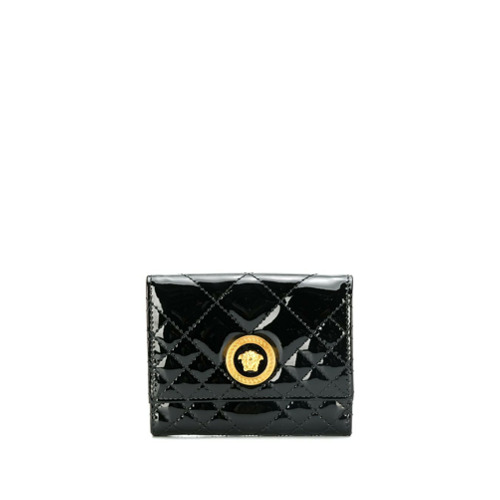 Versace Carteira Matelassê Medusa Icon - Preto