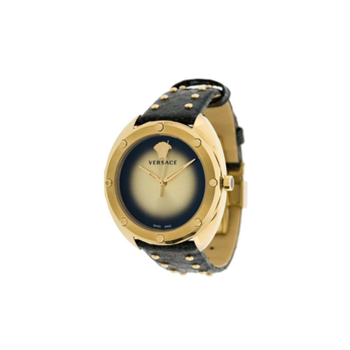 Versace Relógio 'Shadov' com Safira - Preto