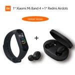 Versão Global Xiaomi Mi Band 4 + Versão Global Redmi Airdots