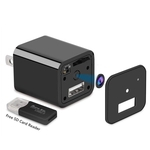 Camera HD 1080p Camera USB carregador de parede Adaptador Video Recorder Segurança com leitor de cartão Gostar
