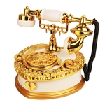 Fotografia Europeia luxo luz caixa de jóias de música do telefone caixa de música caixa de relógio retro adereços ornamentos