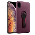 Para iPhone XR Moda Ring Finger PC de luxo caixa original do telefone + Titular TPU desktop Shell