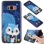 Zantec Excellent Produtos Para TPU fosco Samsung S8 Luxo 3D Relief Soft Case tampa traseira