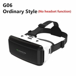 VR Realidade Virtual Óculos 3D Box Stereo VR Google Cardboard Headset Capacete para IOS Android Smartphone, Bluetooth Rocker eletrônica vestível