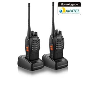 Walkie Talkie Radio Comunicador Par 8Km 16 Canais Ekins