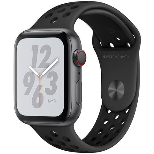 Watch Nike+ Series 4 Gps + Cellular 44mm Space Grey Aluminium Case With Anthracite/black Nike Sport Band