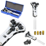 Watch Screw Back Case Wrench Opener Remover Repair Tool with Replaceable Parts