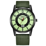 Vintage Classic Men's Waterproof Date Nylon Strap Sport Quartz Army Watch