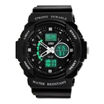 Waterproof Digital LCD Alarm Date Mens Military Sport Wrist LED Watch A