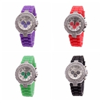 Waterproof Eletr?nico Silicone Belt Watch Color Grande Silicone Digital