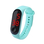 Waterproof Estudantes Silicone LED Watch Sports Moda relógios eletrônicos Digital Display Relógio de pulso