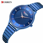 Waterproof Ultra Thin Ladies Watch Round Fashion Fashion Watch Belt Watch