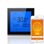 Wifi Grande Touch Screen Exibição Termostato Programável Controlador De Temperatura Remoto