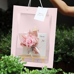 Window Tote Gift Bag Creative Christmas Gift Flower Bag Easel Gift Bag