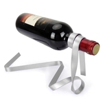 Wine fita colorida flutuante magia Bottle Titular rack stand Bracket Art