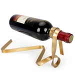 Wine fita colorida flutuante magia Bottle Titular rack stand Bracket Art