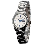 Women Fashion Calendar Watch Steel Strip Waterproof Quartz Analog Wrist Watch