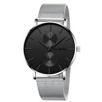 Women Quartz Date Watches Luxury Brand Stainless Steel Strap Men's Wrist Watch