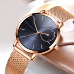 Womens Ladies Watch Stainless Steel Rose Gold Watches Quartz Wrist Watch