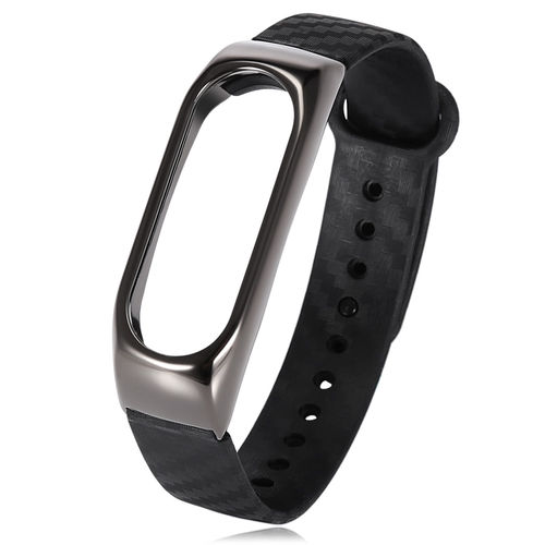 Wristband For Xiaomi Mi Band 2 Zinc Alloy + Tpe Material