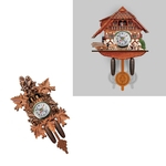 2x Antigo Cuco Relógio De Parede De Madeira Do Vintage Relógio Home Decor Presente Excelente