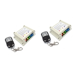 2x433 Mhz 4ch Canal Sem Fio Interruptor De Controle Remoto Receptor & Transmissor