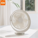 XIAOMI 327 Ventilador Elétrico Desktop Ventilador de Ar Recarregável Vento Natural USB Recarregável 12 Polegadas Ângulo Adujustável