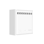 Xiaomi Aqara LLKZMK11LM Módulo de controle bidirecional Controlador de relé sem fio 2 canais Interruptor de controle de luz inteligente Trabalho de vários dispositivos para Mijia A