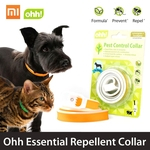 Xiaomi Mijia Eco-Chain Ohh Colar repelente essencial para cães Fórmula para plantas de gatos isolada Animais de estimação Mosquito Dirija a pulga 60 dias