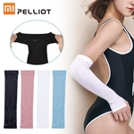 Xiaomi Mijia Pelliot Gelo Silk Manga Braço Protetor Solar UV Proteção Solar Arm Protetor Solar Ciclismo Ao Ar Livre Protetor Solar Capa de Luva UPF40 + Para Homens mulheres