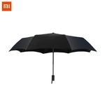 Xiaomi Mijia Pinluo Resistente ao Vento Dobrável Guarda-chuva Automático Chuva Mulheres Auto Grande À Prova de Vento Guarda-chuvas Chuva Para Homens 8 K Parasol