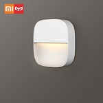 Xiaomi Yeelight Noite LED Luz parede Plug-in lâmpada controlada Infrared Sensor de Movimento indução do sono Luz Para Corredor Home Quarto Corredor AC220V Branco