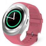 Y1 Smart Watch Tela Redonda Pedômetro Atividade Fitness Tracker Cartão SIM UE