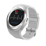 Y1hr Smart Watch Tela Redonda Pedômetro Atividade Fitness Tracker Cartão SIM UE