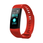 Y5 Smart Watch Color Tela, em tempo real, Monitor de freqüência cardíaca Pedômetro Pulseira