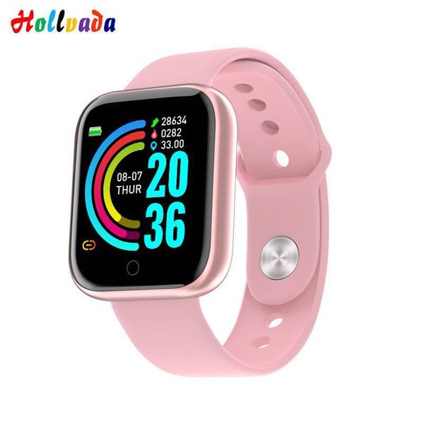 Y68 Relógio Inteligente Bluetooth Esporte SmartWatch Rosa - Atlantis