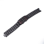 YESURPRISE LED Ferro Samurai Lava Esporte Digital Homens relógios de pulso Luz vermelha Men's watch