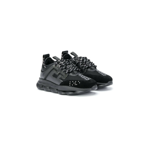 Young Versace Tênis Chain Reaction - Preto