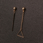 Yr142 Asymmetric Ear Stud Ear Brincos Mulheres Decoração presente Preresent